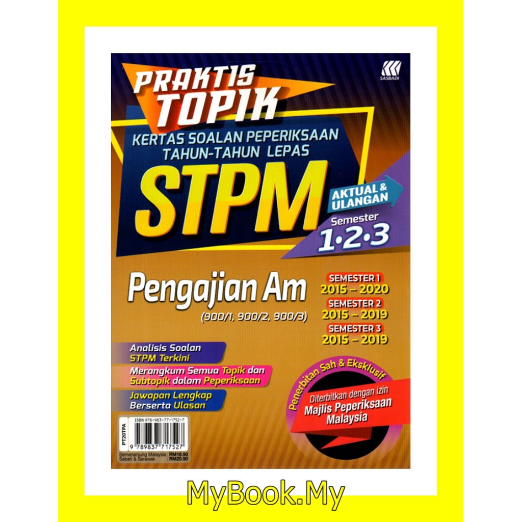 MyB Buku Latihan : Praktis Topik Kertas Soalan Peperiksaan Tahun Lepas ...