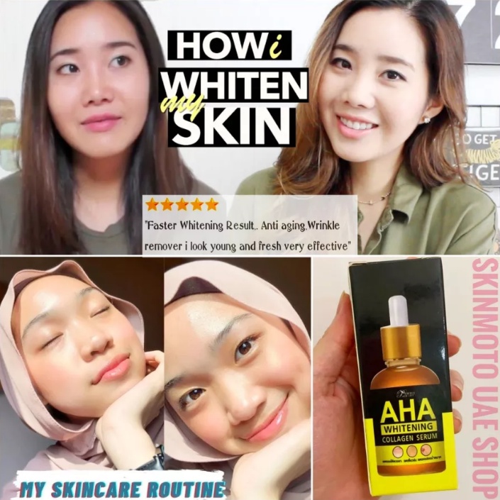 AHA Whitening Collagen Serum 40ml by Perfect Skin Lady | Shopee