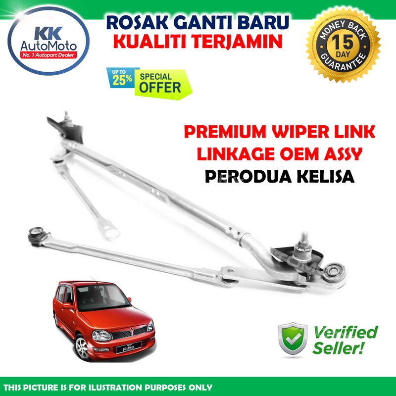 Perodua Kelisa 1 Set Premium Wiper Link Linkage OEM Assy Shopee Malaysia