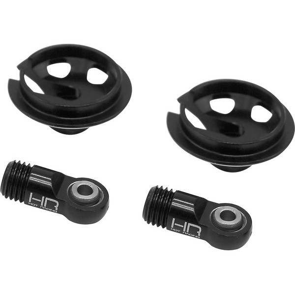 HR Hot Racing Aluminum CNC Heavy Duty Locking Shock Rod Ends and Spring