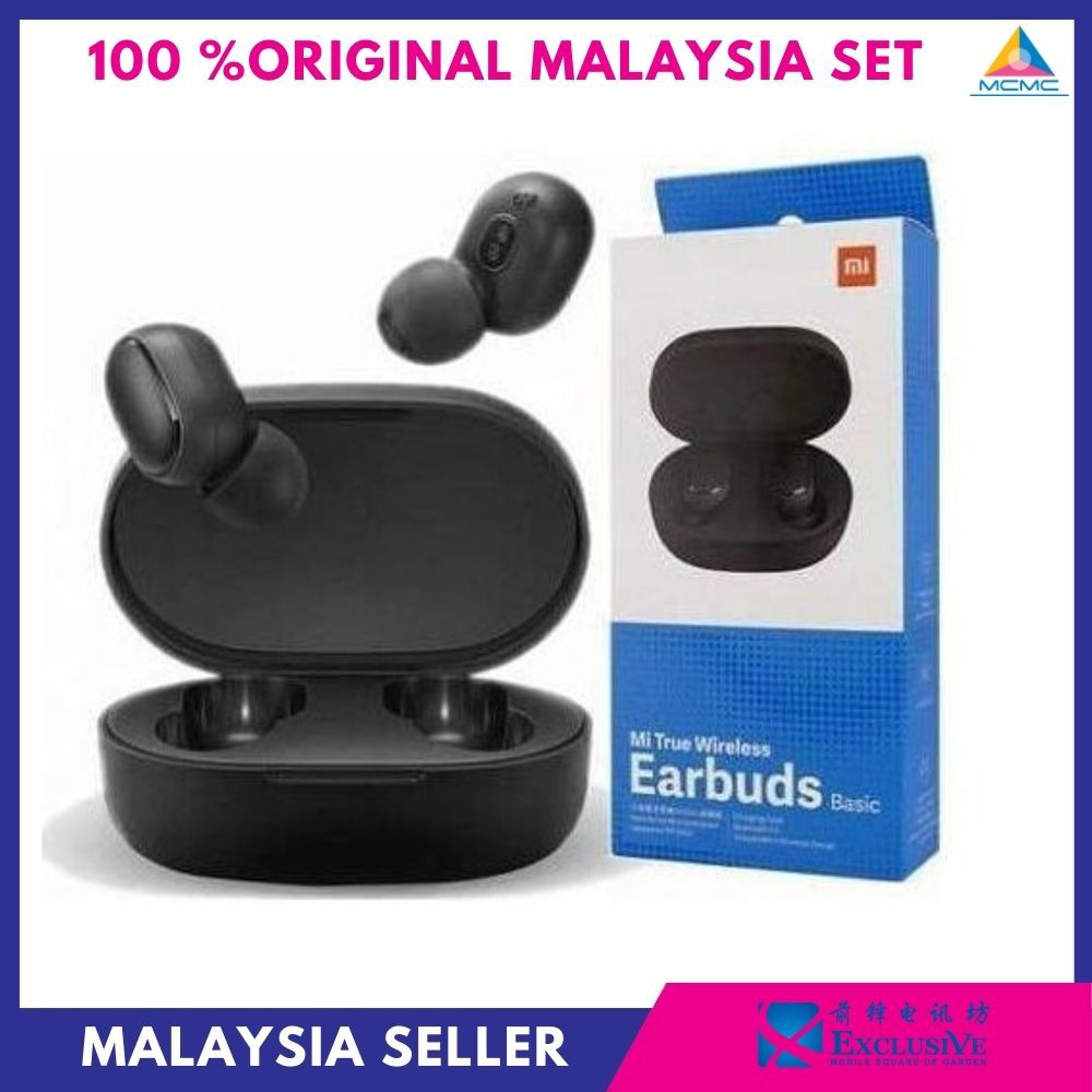 READY STOCK Original Xiaomi MI True Wireless Earbuds Basic Redmi