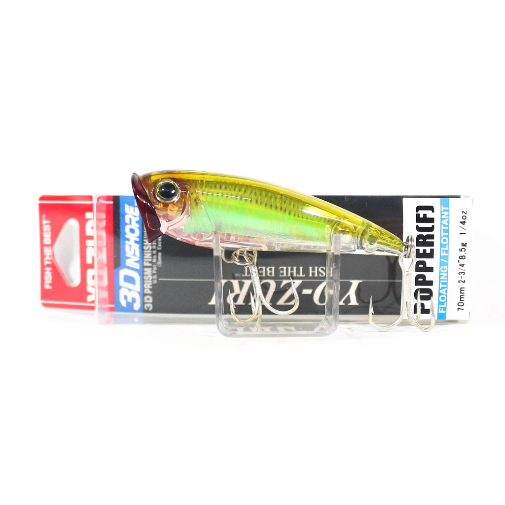 Yo Zuri Duel 3D Inshore Popper 70 Floating Lure R1210-HGSH (7234