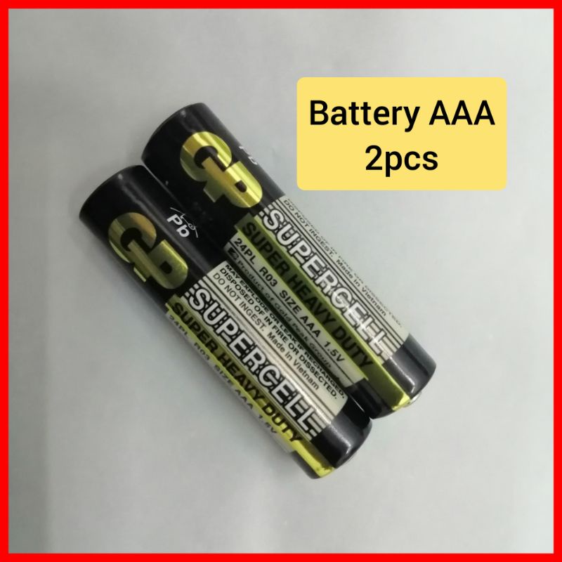 Battery AAA Battery Triple A 1.5V GP Supercell Battery Shopee