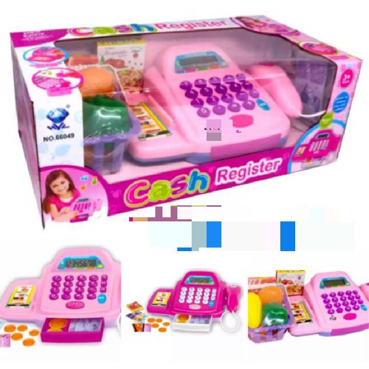 Toy Cashier Machine Cash Register Box With Sound (66049) | Shopee Malaysia