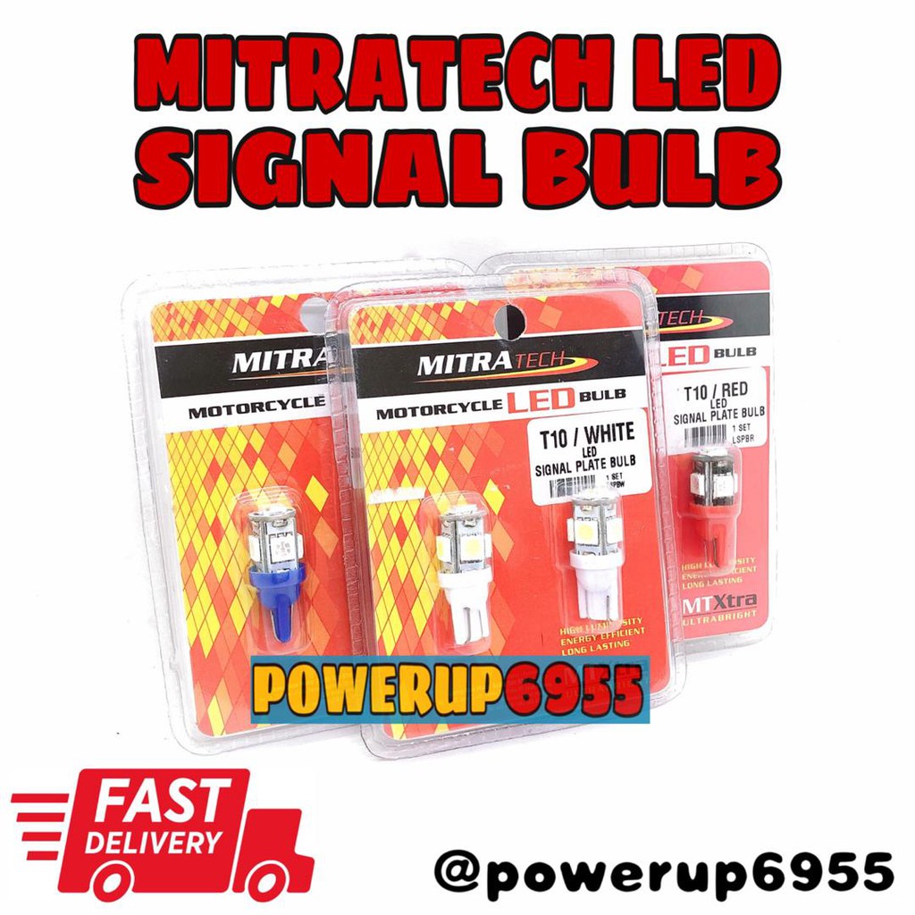 🔥READY STOCK🔥 Mitratech LED Signal Plate Bulb Lampu Set | Shopee Malaysia