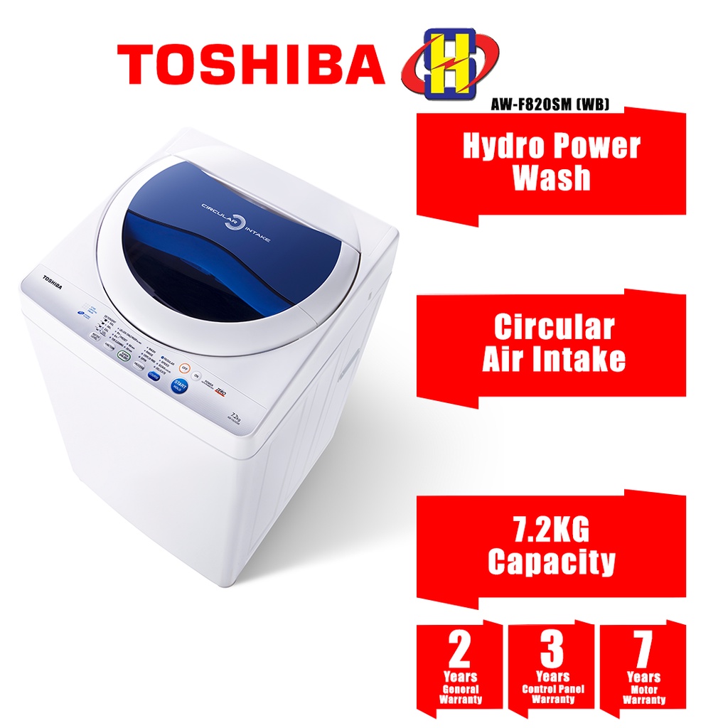 toshiba hydro power washing machine