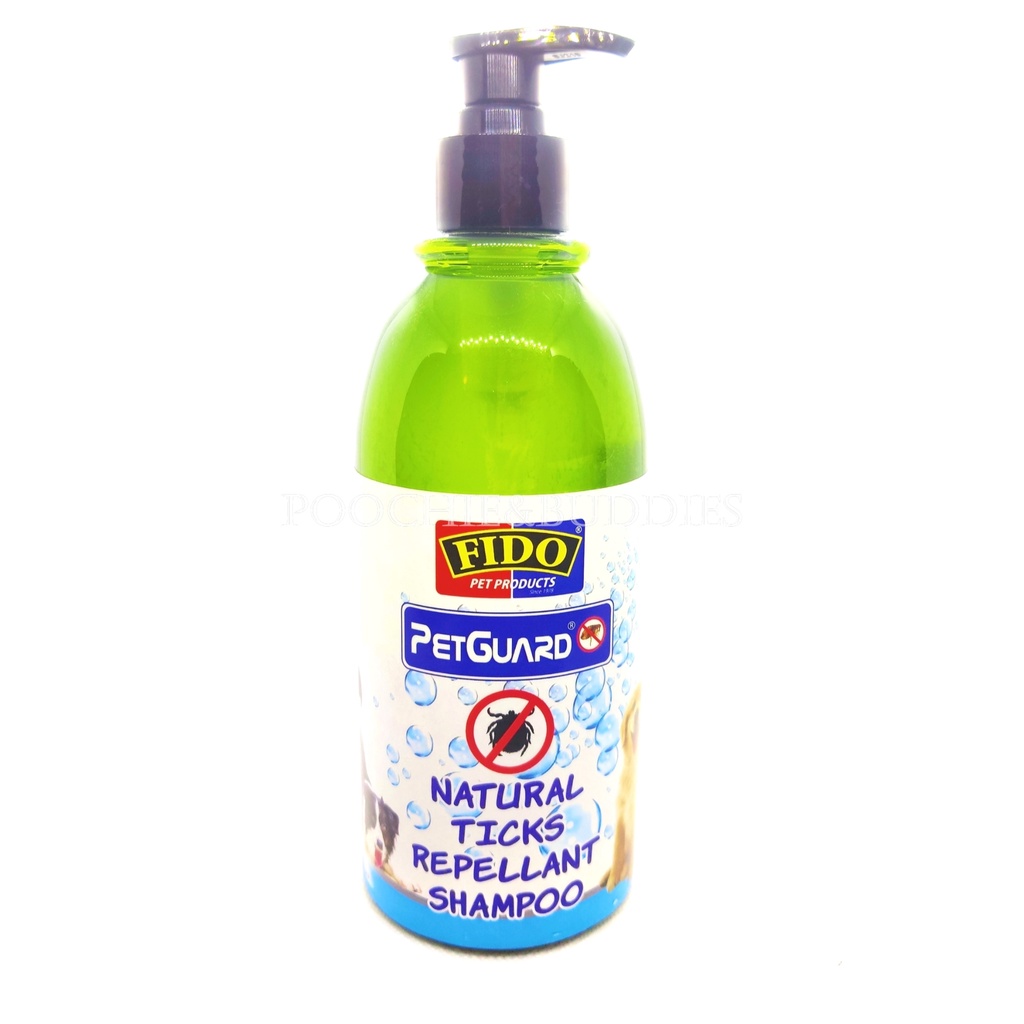 FIDO PetGuard Natural Ticks Repellant Shampoo Dog Cat Shampoo