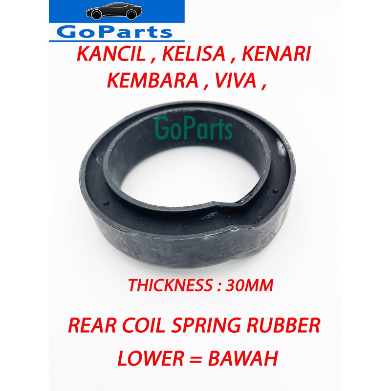 KANCIL / KENARI / KELISA / KEMBARA REAR COIL SPRING RUBBER (LOWER