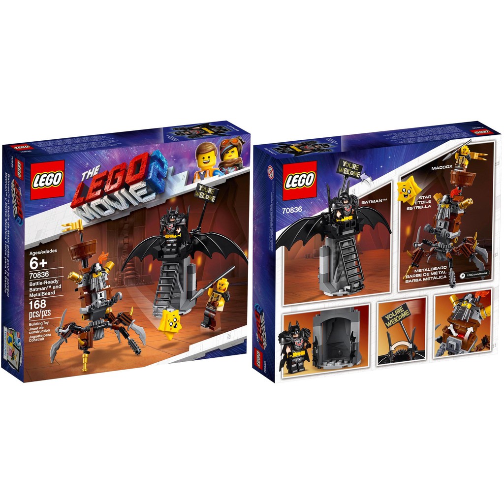 LEGO Movie Battle-Ready Batman? and MetalBeard 70836 