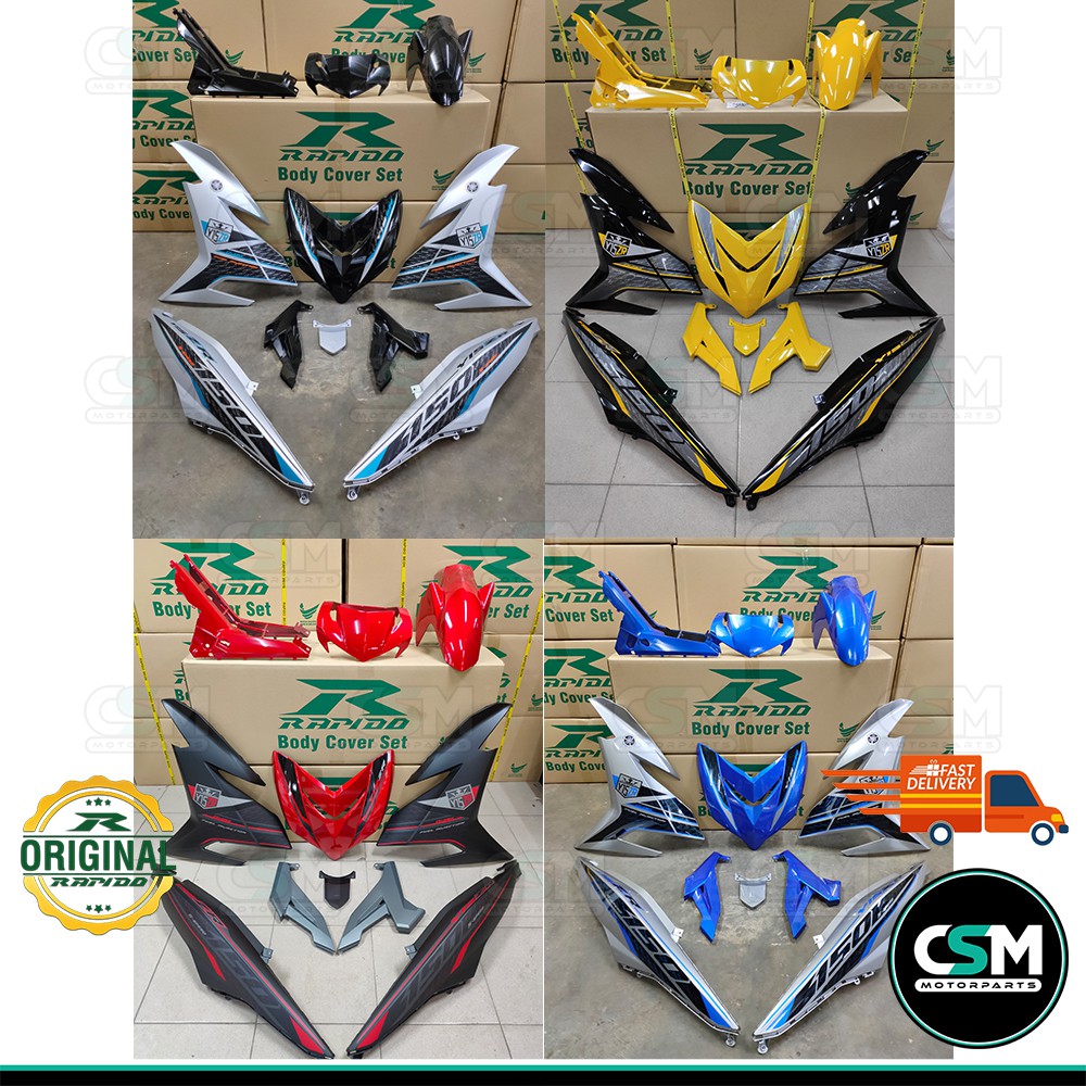 [READY STOCK] Coverset Bodyset Yamaha Y15 Y15ZR V1 V2 Blue Red Yellow ...