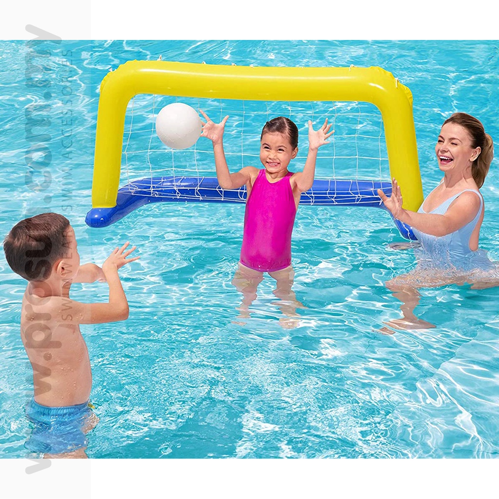 Ombak9 Bestway Water Polo Frame Pool Play Game Set Inflatable Floaties ...