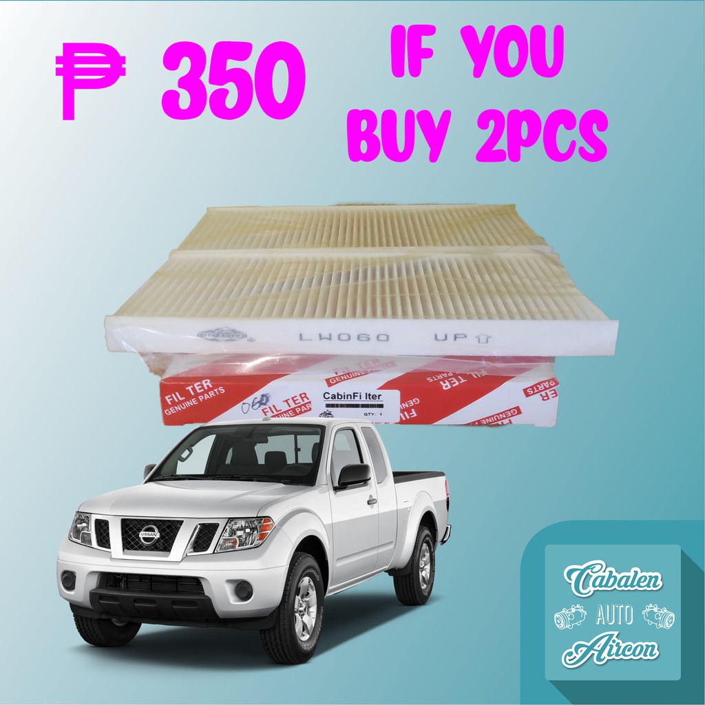 Nissan Navara Cabin / Aircon Filter , Navara D40 Shopee Malaysia