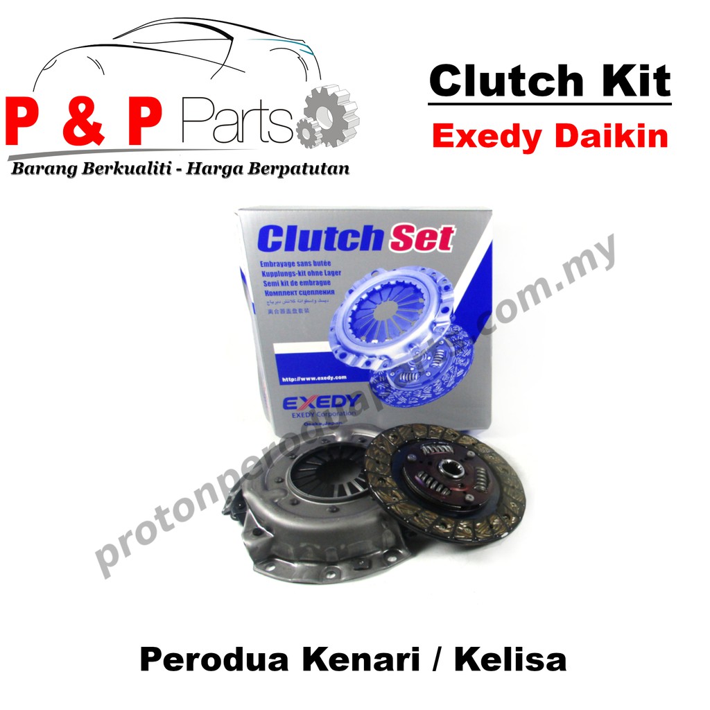 Exedy Daikin Clutch Kit Set for Perodua Kenari Kelisa ( Disc + Pressure