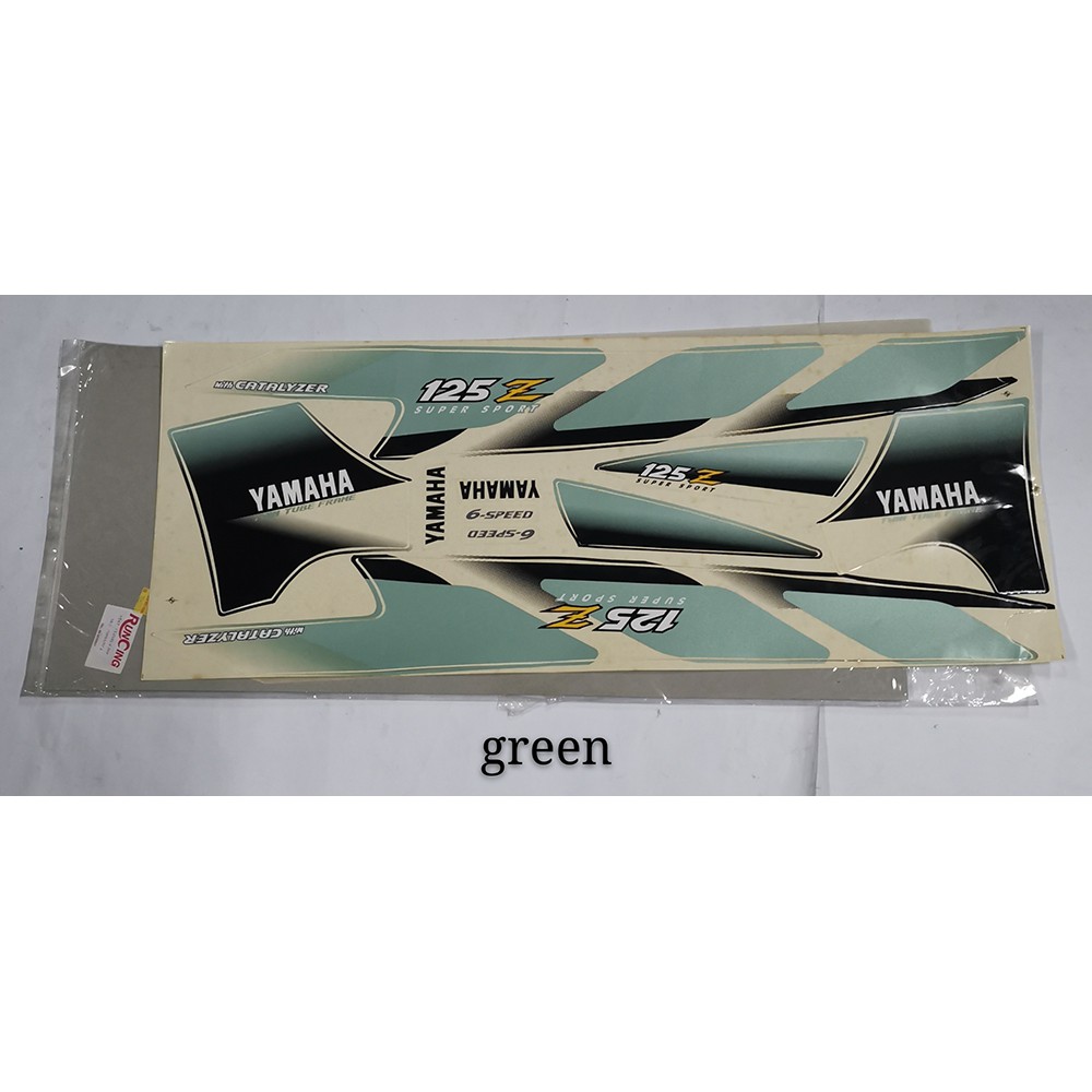 YAMAHA Y125Z 2 Y-547 STICKER SET ( RUNCING ) | Shopee Malaysia