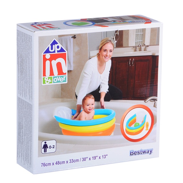 BESTWAY colorful inflatable baby bath tub baby travel bathtub Shopee