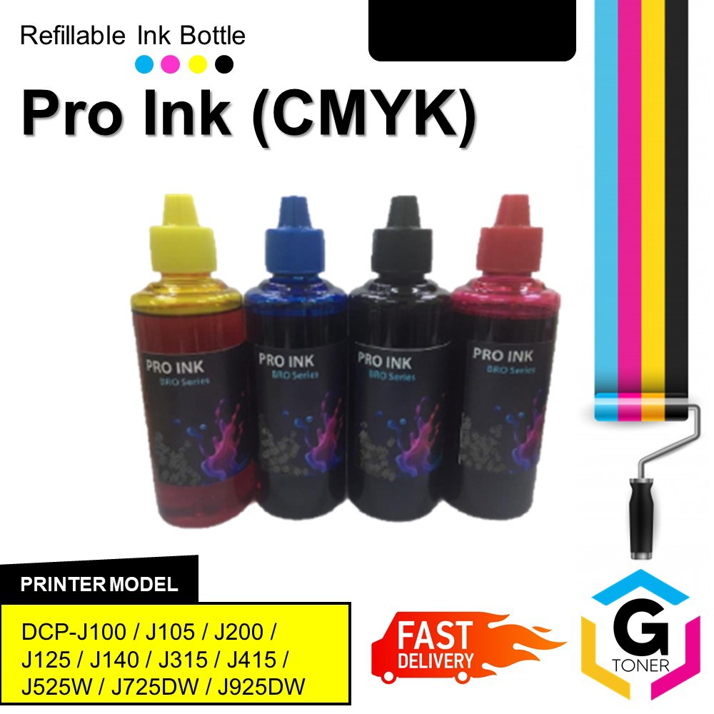 Compatible LC535/LC539 Pro Ink for Brother Series refill ink DCPJ100
