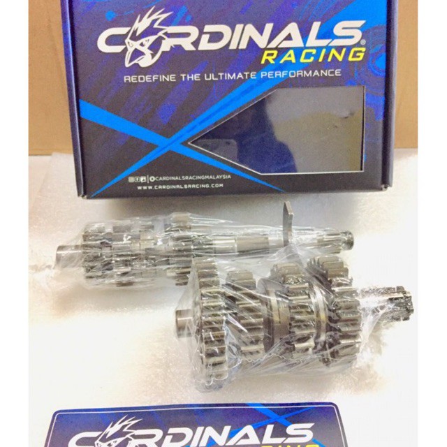 (Y15ZR / LC-5S / FZ150i / LC135) CARDINALS RACING GEAR BOX COMPLETE SET ...