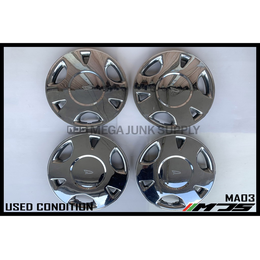 (USED) Daihatsu Universal 13'' Inch R13 Original JDM Chrome Wheel Cover ...