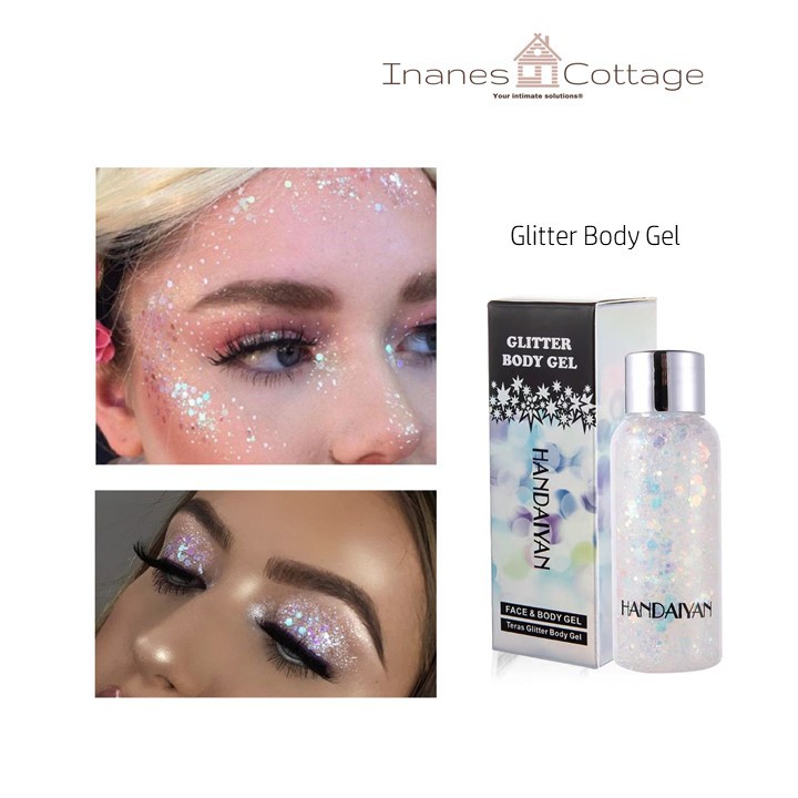 Glitter Body Gel HANDAIYAN Dance Make Up Nail Art Cosmetic Face Hair
