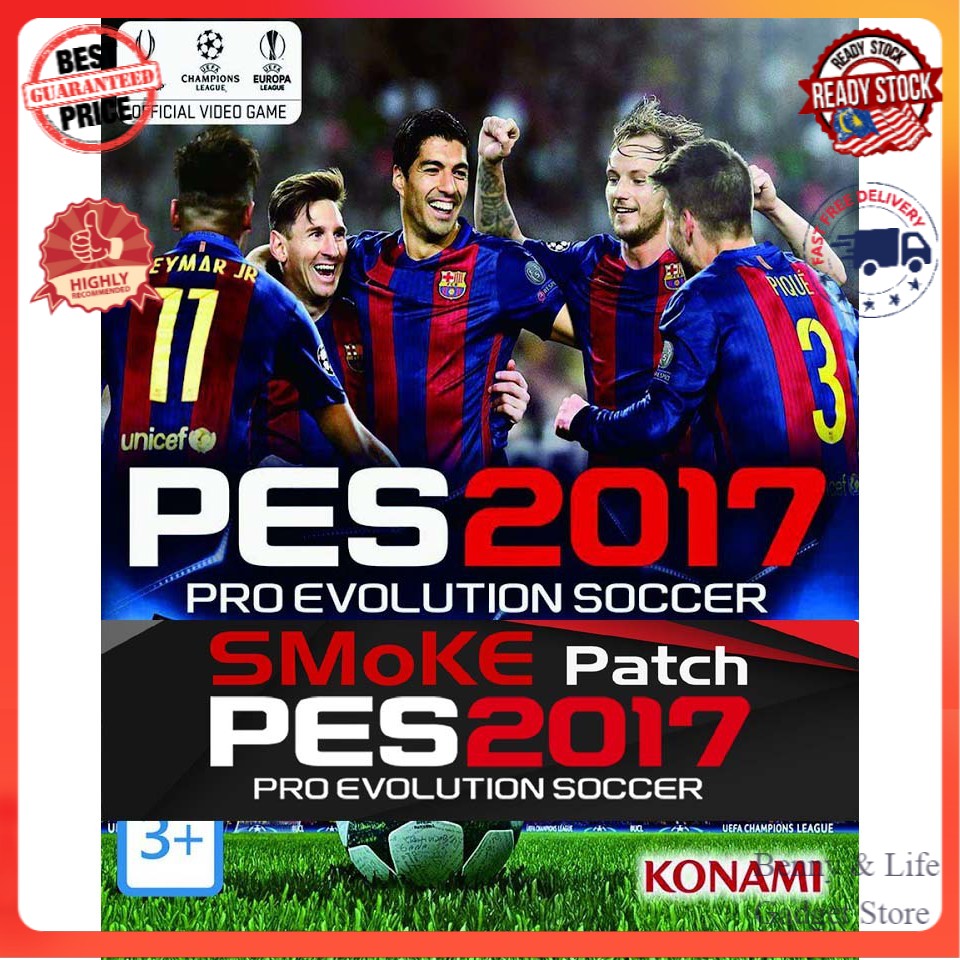 PES 2017 included in SMoKE Patch Offline with DVD - PC Games | Shopee ...