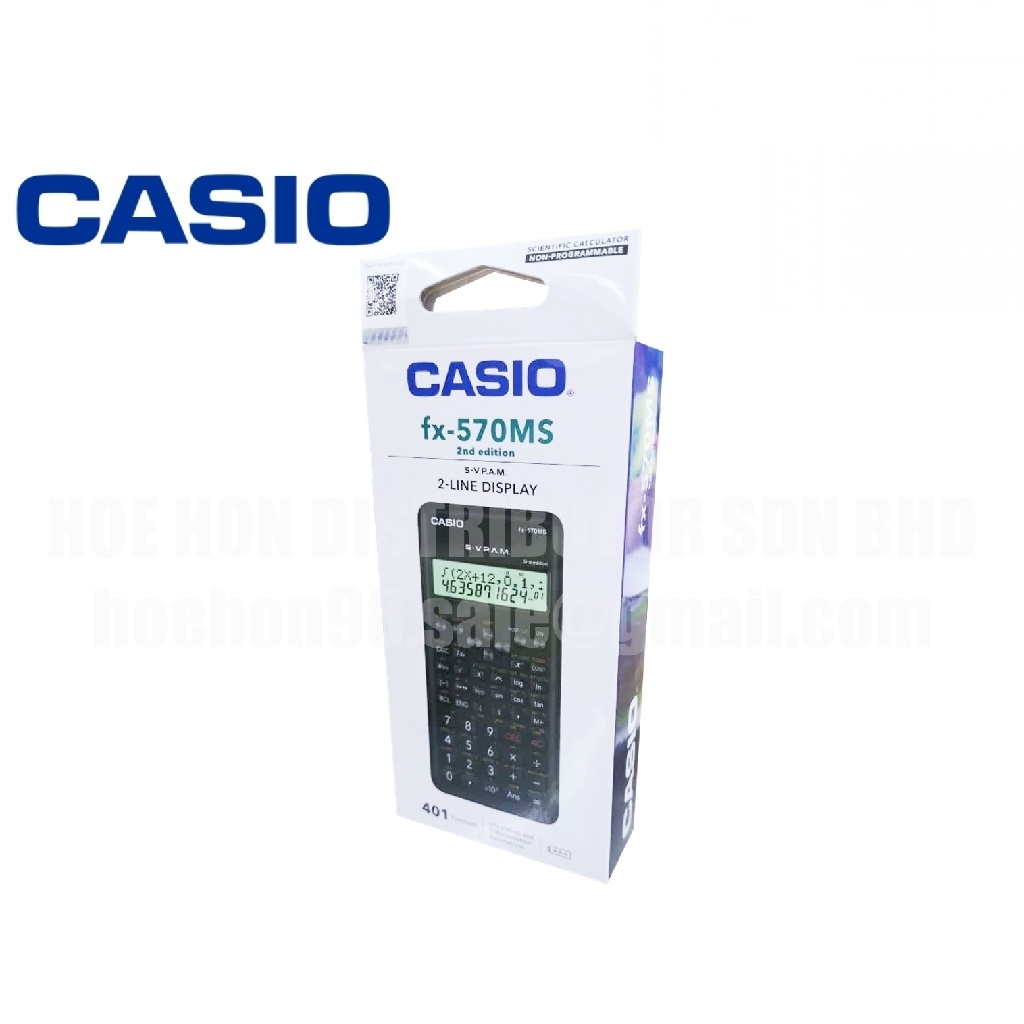 [TERBARU / NEW] Casio Scientific Calculator Fx570ms / Sains Kalkulator