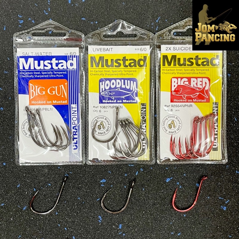 Mustad 92554NPNR Big Red Hooks Pack