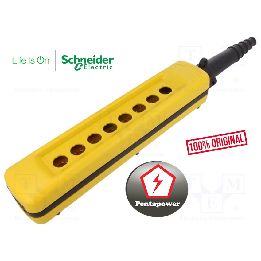 SCHNEIDER XACA08 Harmony XAC, Empty pendant control station, plastic ...
