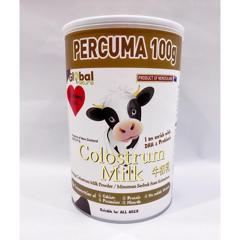 GLOBAL NATURE COLOSTRUM MILK 500G+100G Shopee Malaysia