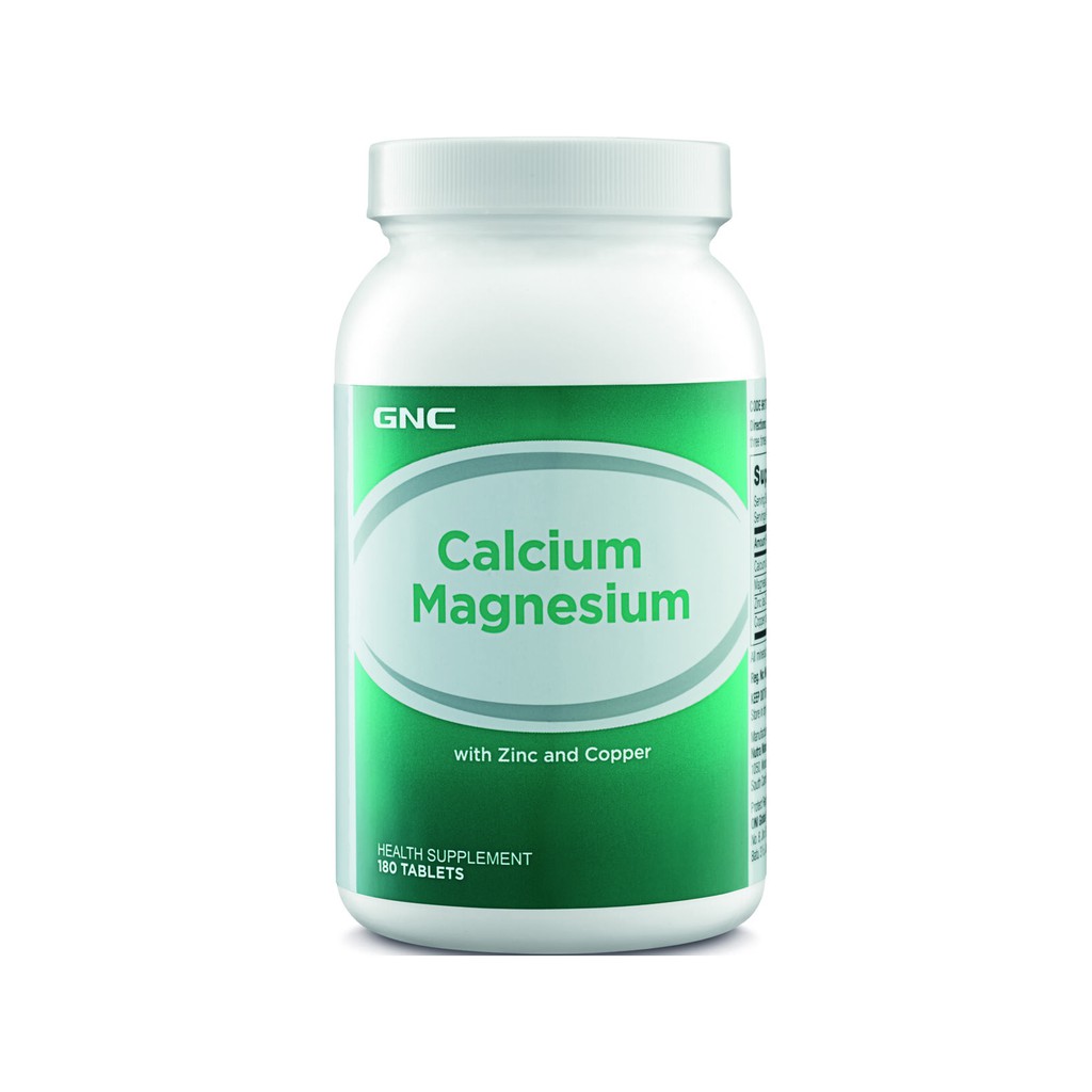 GNC Calcium Magnesium Zinc with Copper (180 tablets) Shopee Malaysia