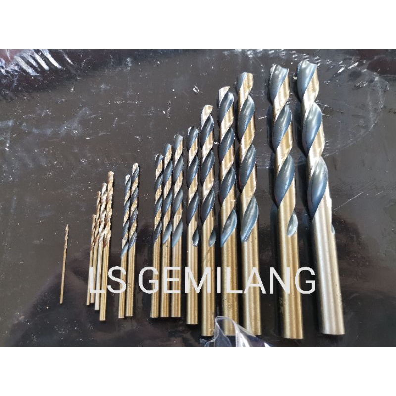 LS GEMILANG HSS DRILL BITS HSS Twist Drill Bit Stainless Steel DRILL