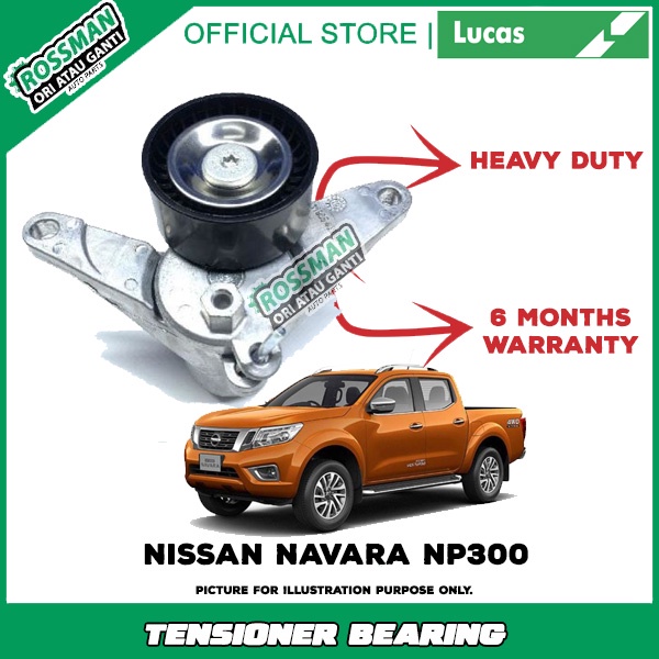 Nissan Navara NP300 Original Lucas Heavy Duty Fan Belt Tensioner