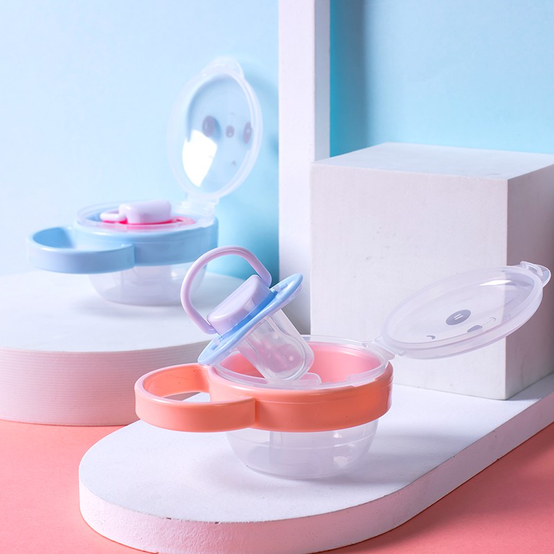 Baby Pacifier Storage Box Infant Soother Nipple Container Case Teether ...