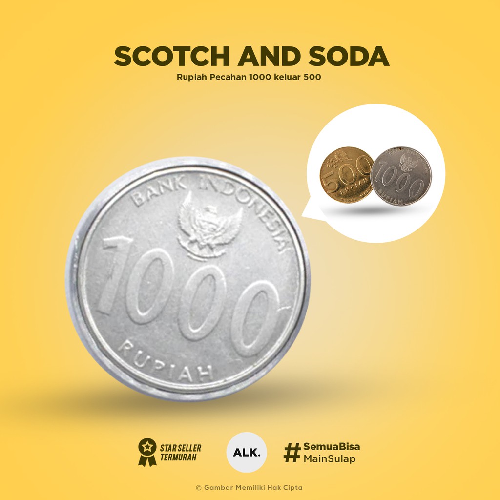 Tour De Magie Scotch & Soda – Tour De Pièce Facile à Apprendre (demi-dollar + Centavo Mexicain) - 3