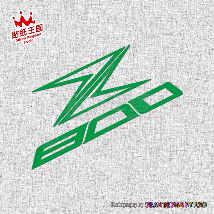 For kawasaki Z800 motorcycle Reflective Decals Waterproof Sticker 22 ...