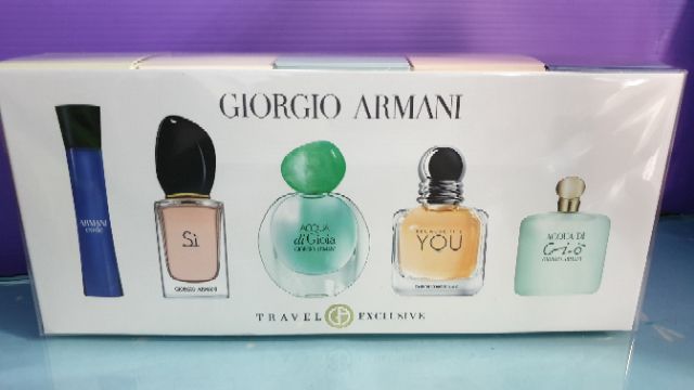 Giorgio Armani Travel Exclusive Set Shopee Malaysia