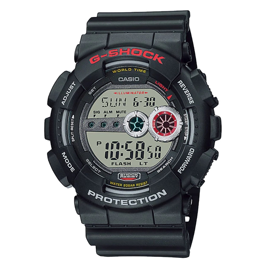 Casio G Shock Gd 100 Mens Digital Black Gold Resin Strap Watch Gd 100 1a Gd 100 1b Gd 100gb 1d 3220