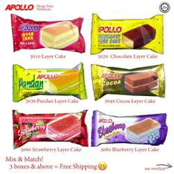 Apollo Layer Cake 1box (24pcs) | Shopee Malaysia