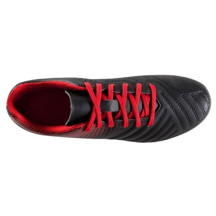 Soccer Shoes 100 Black Red Kids KIPSTA Shopee Malaysia
