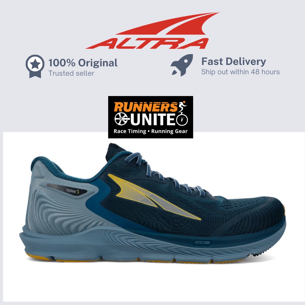Altra Men's Torin 5 Road Running Shoes (Majolica Blue colour) Shopee