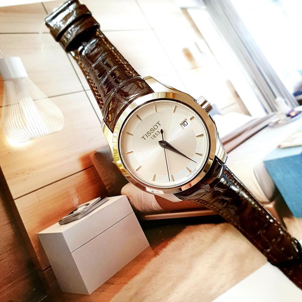 Tissot T Classic Couturier Lady T035.210.16.031.03 Shopee Malaysia