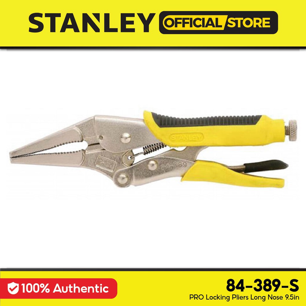Stanley 0-84-812 Maxsteel Locking Long Nose Pliers, 6.69 Inch, Silver