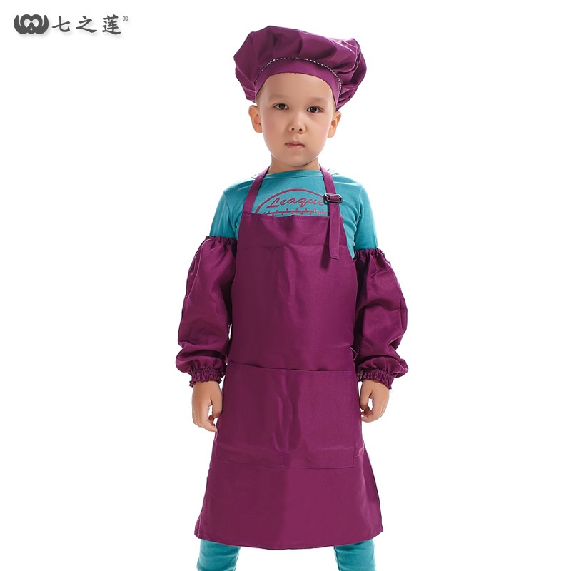Set Apron Topi Chef Kanakkanak 88006 Lengan yang Mudah dan Comel