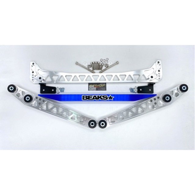 Honda Civic EK SO4 Function 7 F7 Aluminium Lower Arm & EK Subframe Tie Bar Beaks Bar Function7