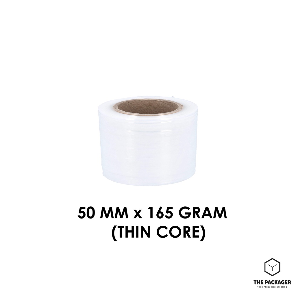 Heavy Duty Stretch Film Baby Roll / Mini Stretch Film 2" Thin Core