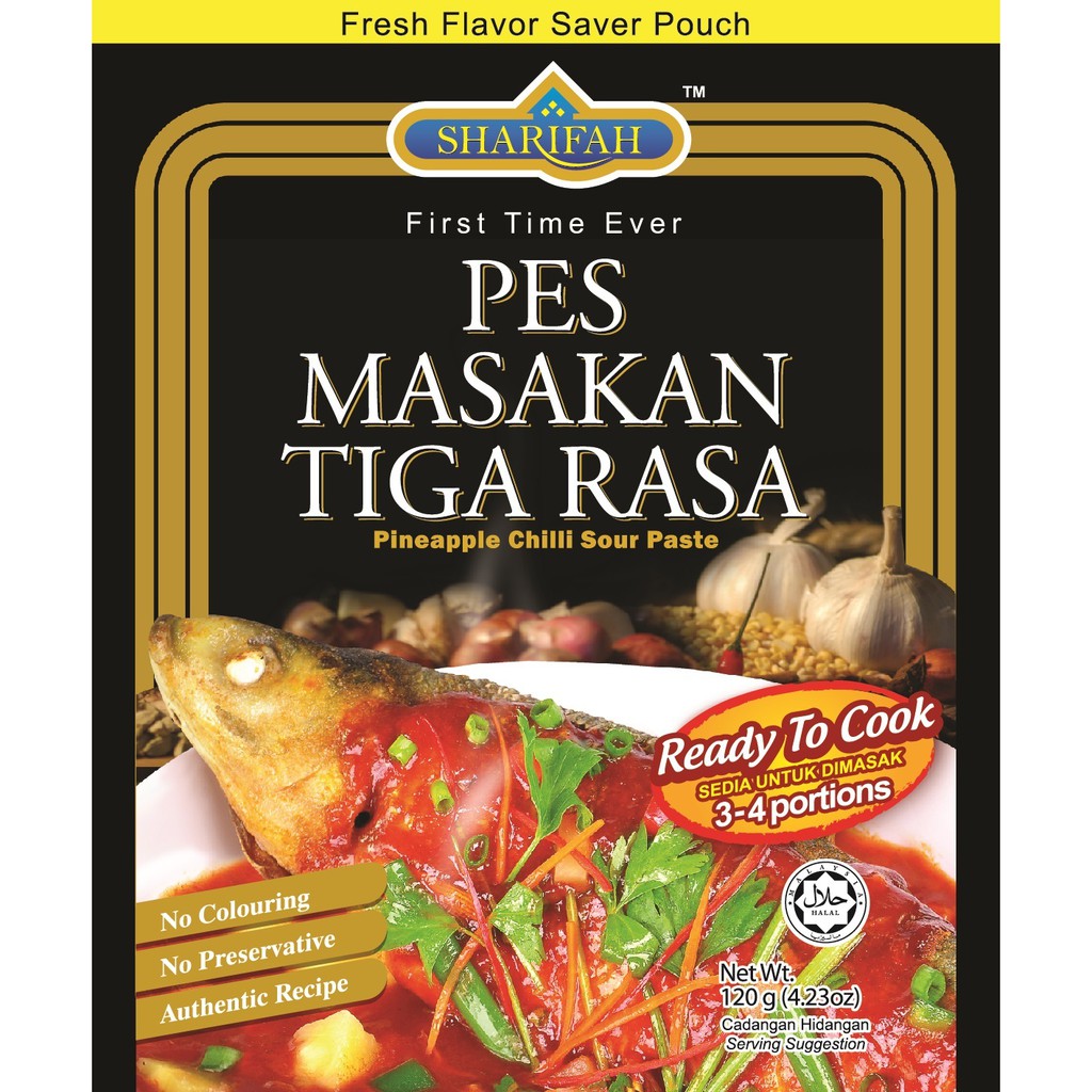 SHARIFAH Pes Masakan Tiga 3 Rasa 120g Pineapple Chilli Sour Paste ...