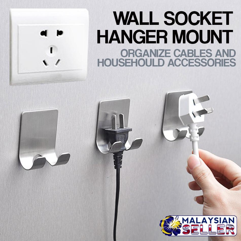 FLX Wall Socket Hanger [ 2-Hook Pattern ] | Shopee Malaysia