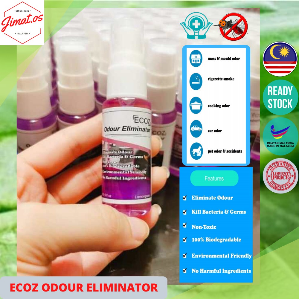 🔥READY STOCK🔥HAND SANITIZER SPRAY ECOZ ODOUR ELIMINATOR SPRAY MOSQUITO ...
