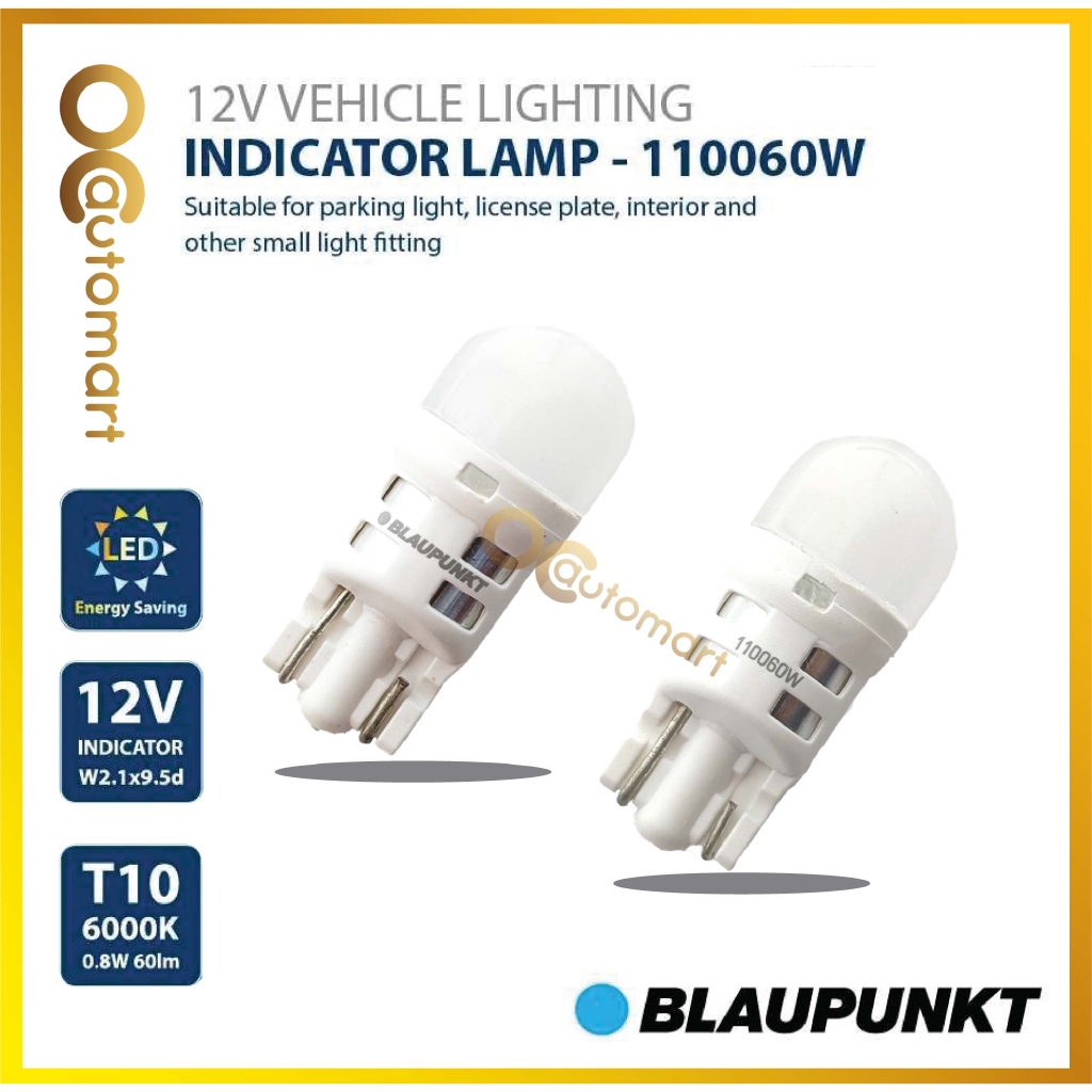 Upgrade to Blaupunkt Car Parking Lamp T10.2 Pro & 12V Car LED Lights