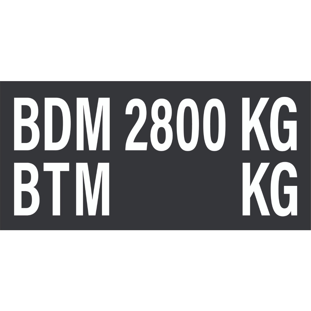 Sticker - JPJ Address / BDM KG / BTM KG/ Sticker / PVC Sticker cutout ...