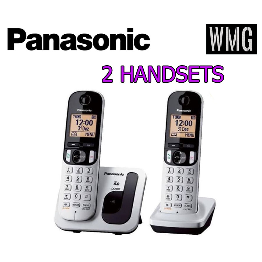 Panasonic Digital Cordless Phone with 2 Handset KXTGC212 (Random
